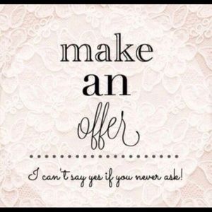 All reasonable offers accepted!